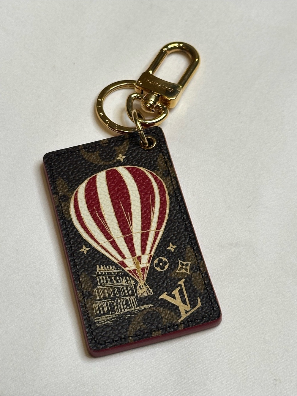 Louis Vuitton Monogram Illustre Hot Air Balloon Bag Charm